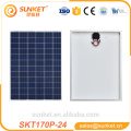 waterproof solar cells of 170 watt poly solar module solar panel with tuv certification